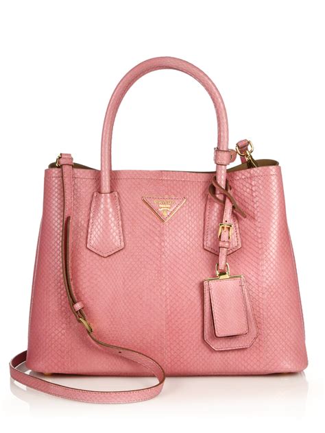 prada double bag pink|prada double bag small.